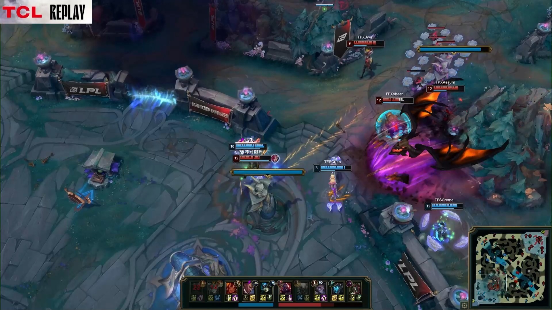 FPX翻盘SHR,Knight打出惊人五杀鏖战多局半决赛,让粉丝疯狂欢呼 FPX翻盘SHR,Knight打出惊人五杀鏖战多局半决赛,让粉丝疯狂欢呼