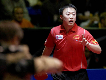 日本队横扫德国队，马琳高光表现