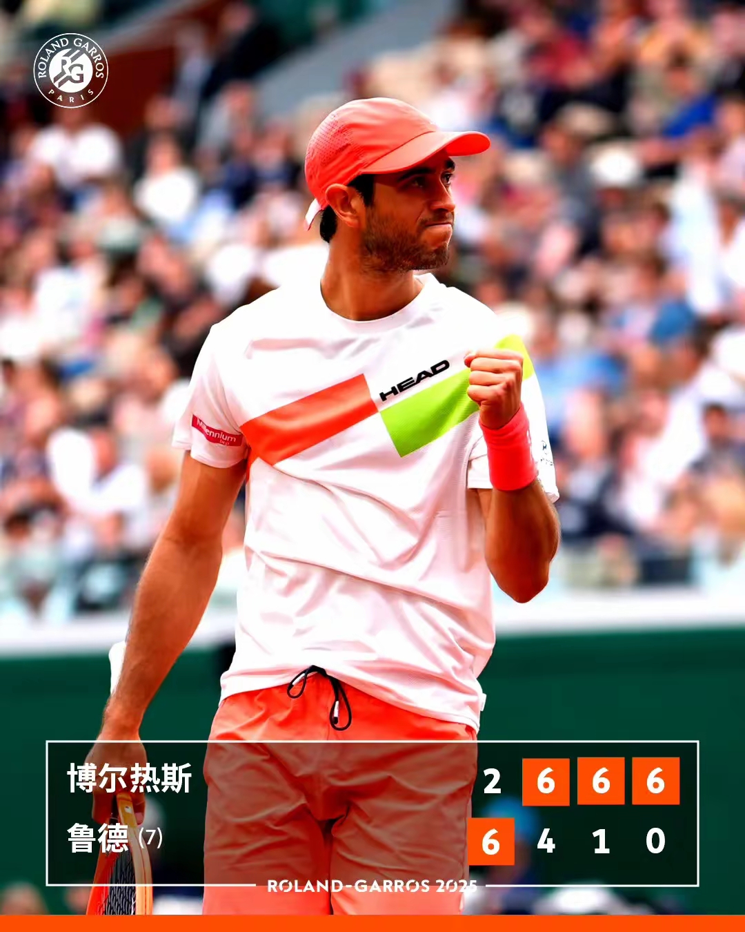 美网鏖战法网，鲁德惊艳四座